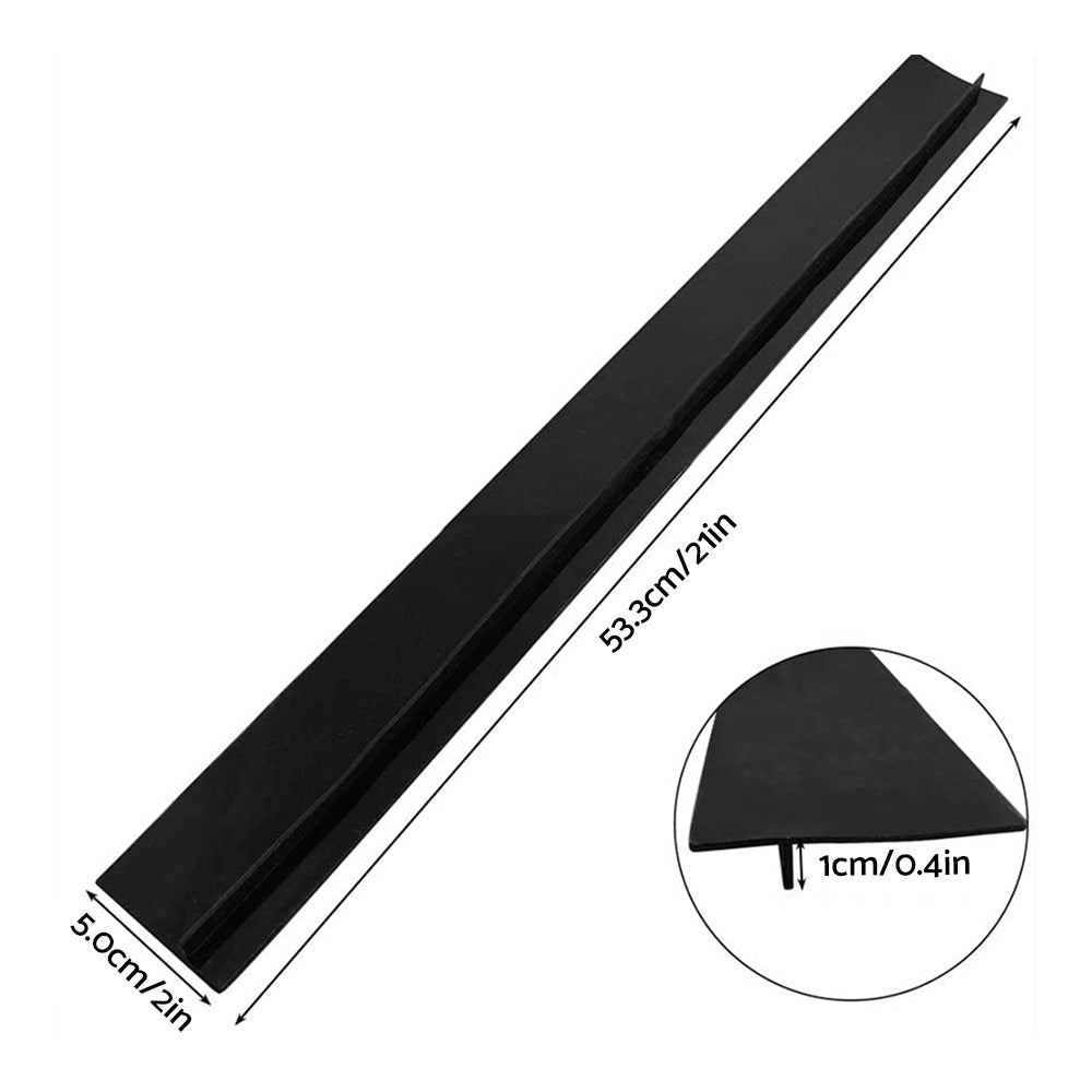 2x Kitchen Silicone Stove & Counter Gap Cover Oven Guard Spill Seal Slit Filler Suitable For Standard Counters