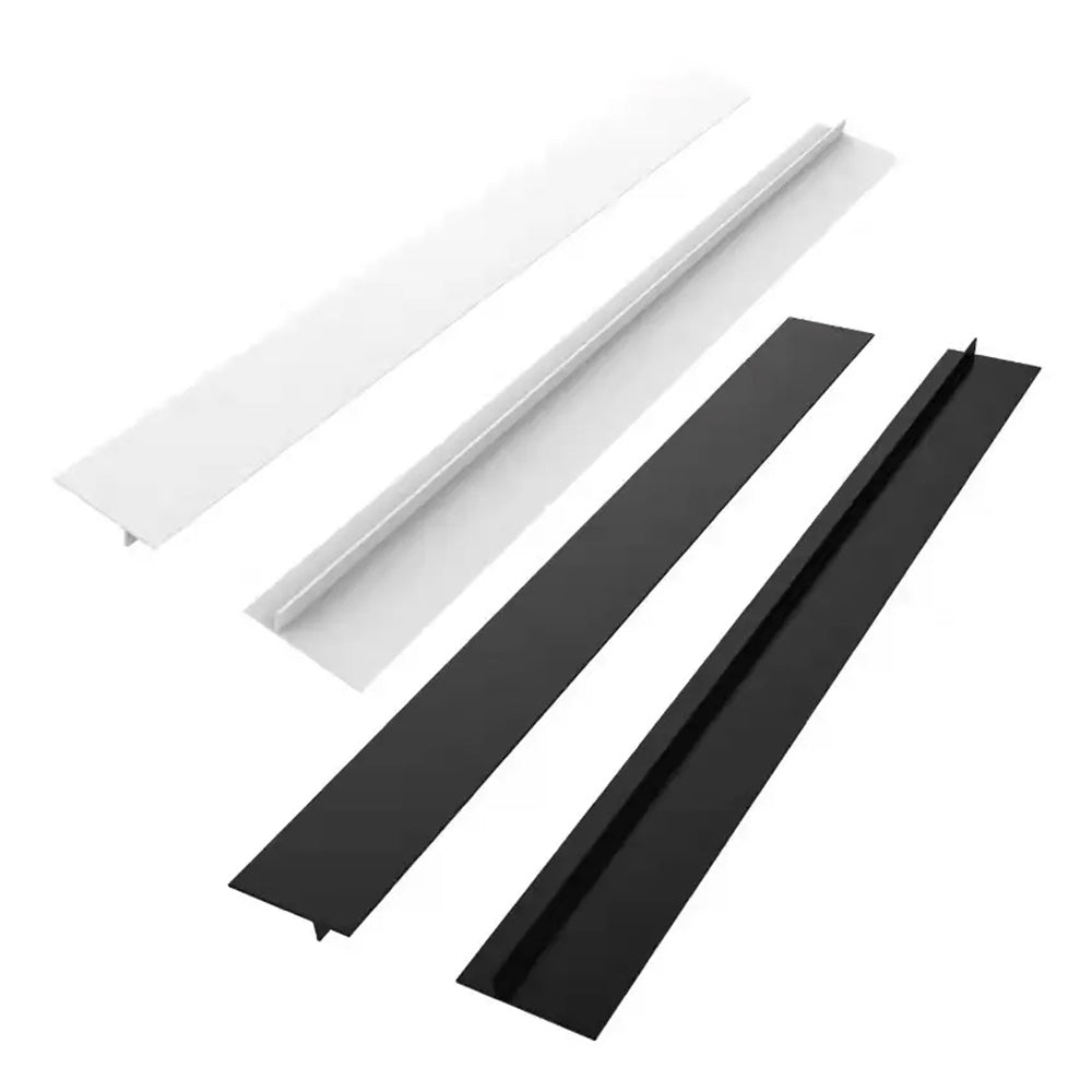 2x Kitchen Silicone Stove & Counter Gap Cover Oven Guard Spill Seal Slit Filler Suitable For Standard Counters
