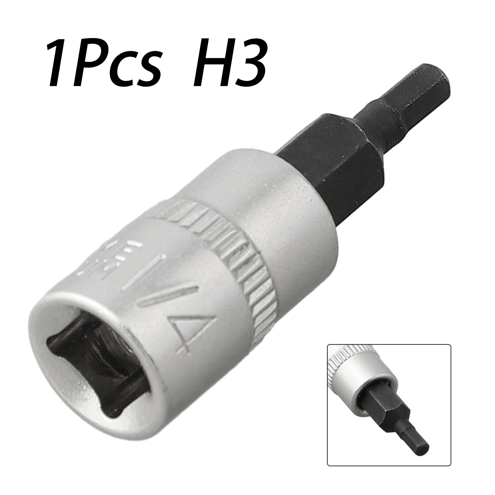 1/4" Hex Bit Socket H3/H4/H5/H6/H7/H8 Hex Head Screwdriver Bit 1/4 Inch Drive Socket Hand Tools